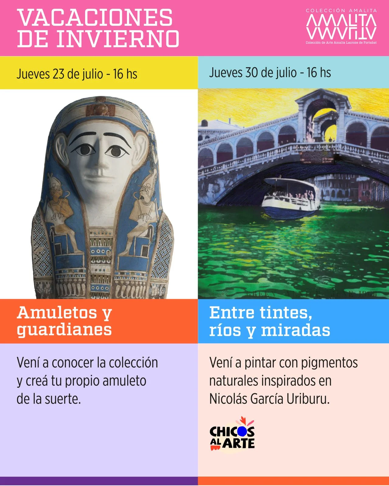 Vacaciones de invierno en Colección AMALITA