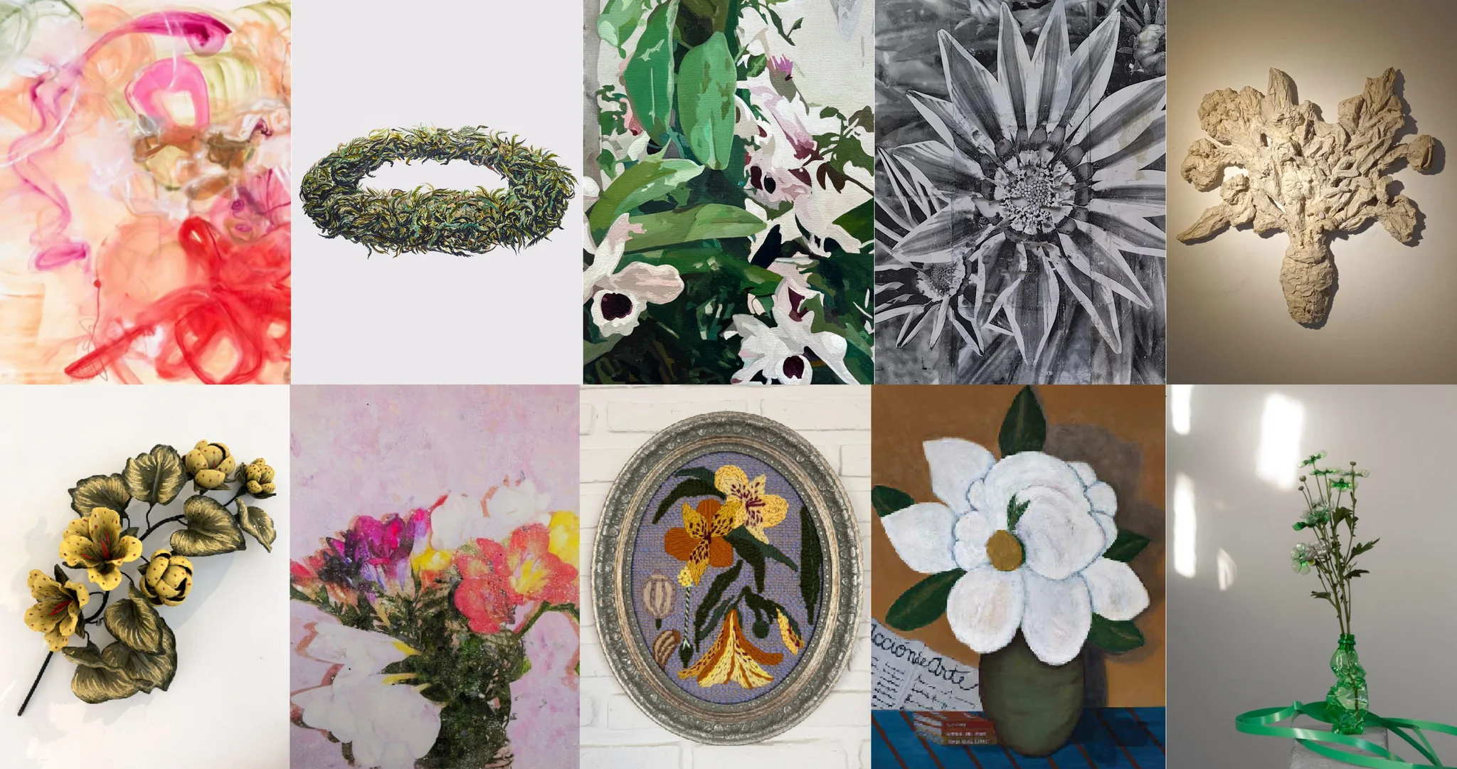 Muestra colectiva: Algunas flores