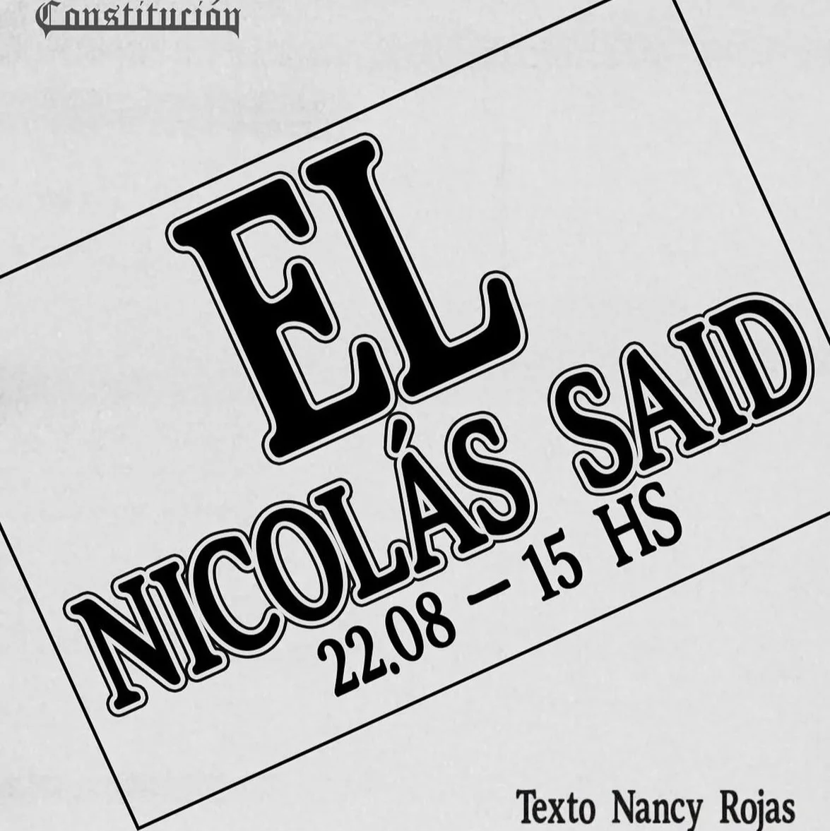 El | Nicolás Said